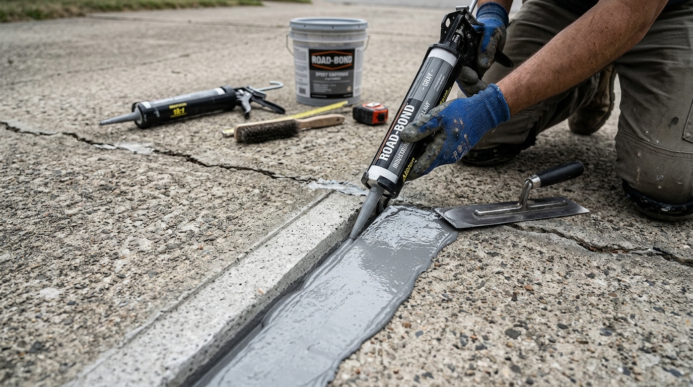 Concrete crack sealing and joint repair in Hot Springs AR