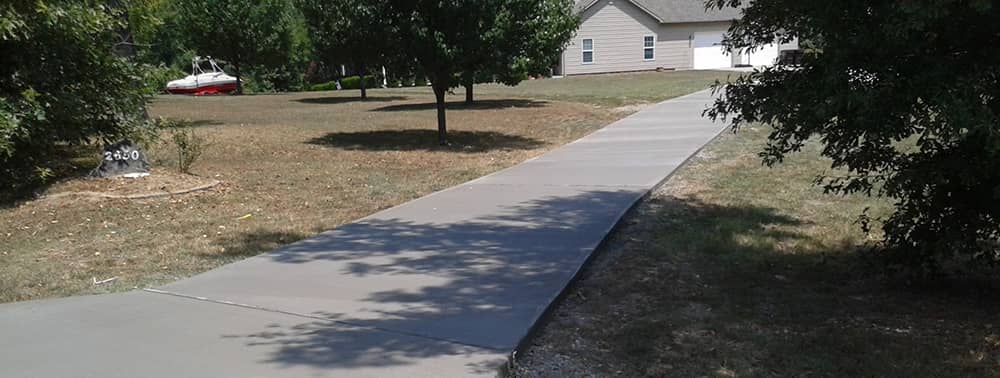 concrete driveway 