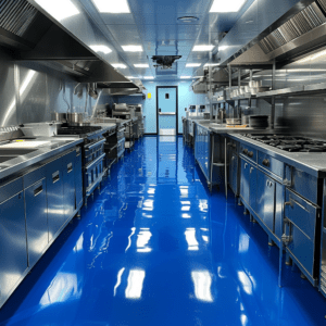 Commercial Kitchen durable epoxy floor